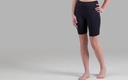 Paljari De Luxe Laufmode Unisex mit Bio-Infrarot Faser - Laufhose kurz; Farbe: schwarz