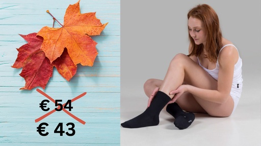 [01266 NO] Paljari Socken kurz mit Bio-Infrarot Faser, Unisex; Farbe: schwarz